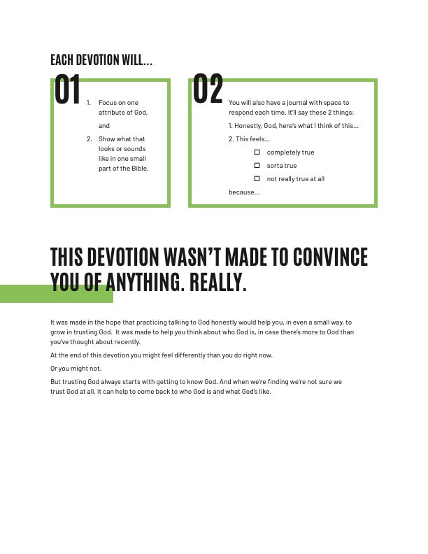 "Hey God, Can I Be Honest?" Devotional